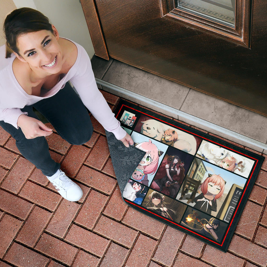 Anya Forger And Yor Forger Spy x Family Door Mat Anime Home Decor Custom For Fans NA042901