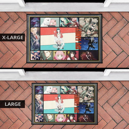 Loid Yor And Anya Forger Spy x Family Door Mat Anime Home Decor Custom For Fans NA042904