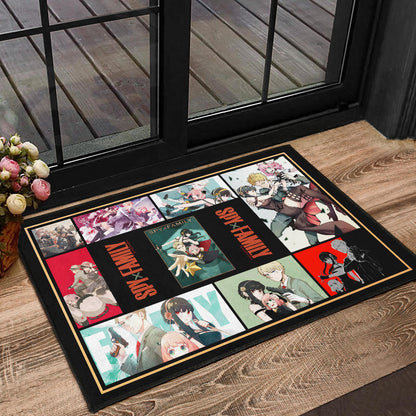 Loid Yor And Anya Forger Spy x Family Door Mat Anime Home Decor Custom For Fans NA042903