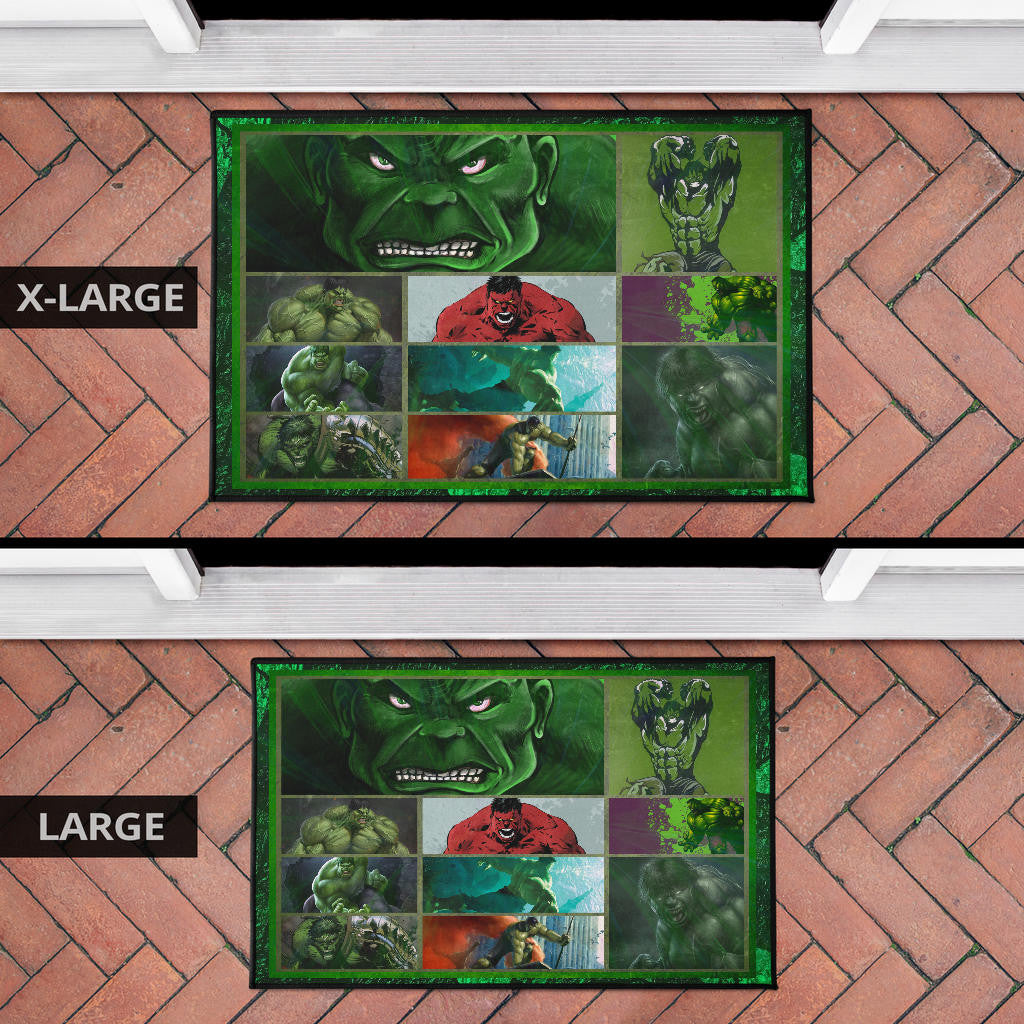Angry Hulk The Incredible Hulk Door Mat Movie Home Decor Custom For Fans NT042002