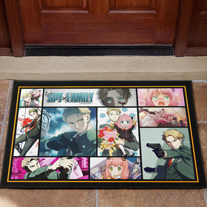 Loid Forger And Anya Forger Spy x Family Door Mat Anime Home Decor Custom For Fans NA042902