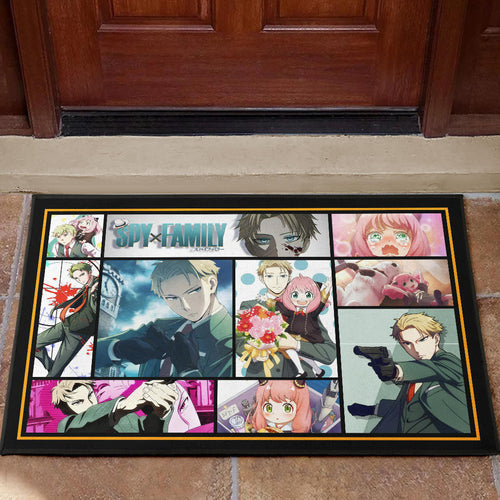 Loid Forger And Anya Forger Spy x Family Door Mat Anime Home Decor Custom For Fans NA042902