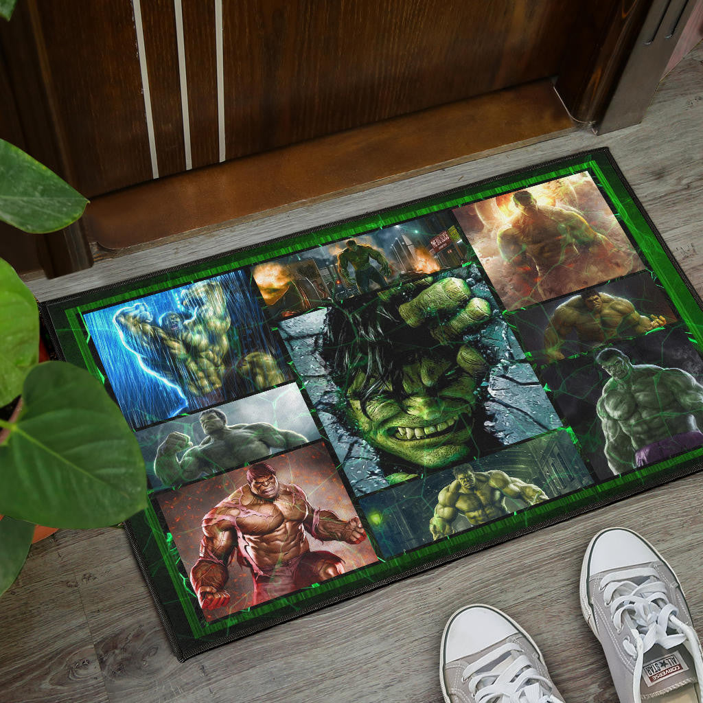 Angry Hulk The Incredible Hulk Door Mat Movie Home Decor Custom For Fans NT042001