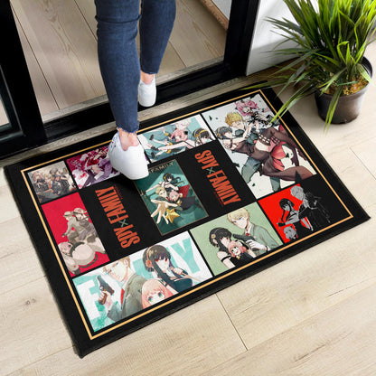 Loid Yor And Anya Forger Spy x Family Door Mat Anime Home Decor Custom For Fans NA042903