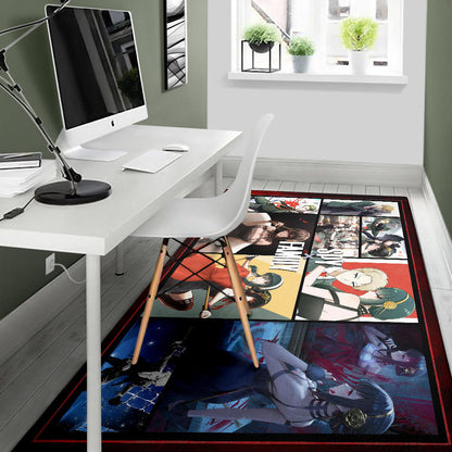 Yor Forger And Loid Forger Spy x Family Area Rug Anime Home Decor Custom For Fans NA042804