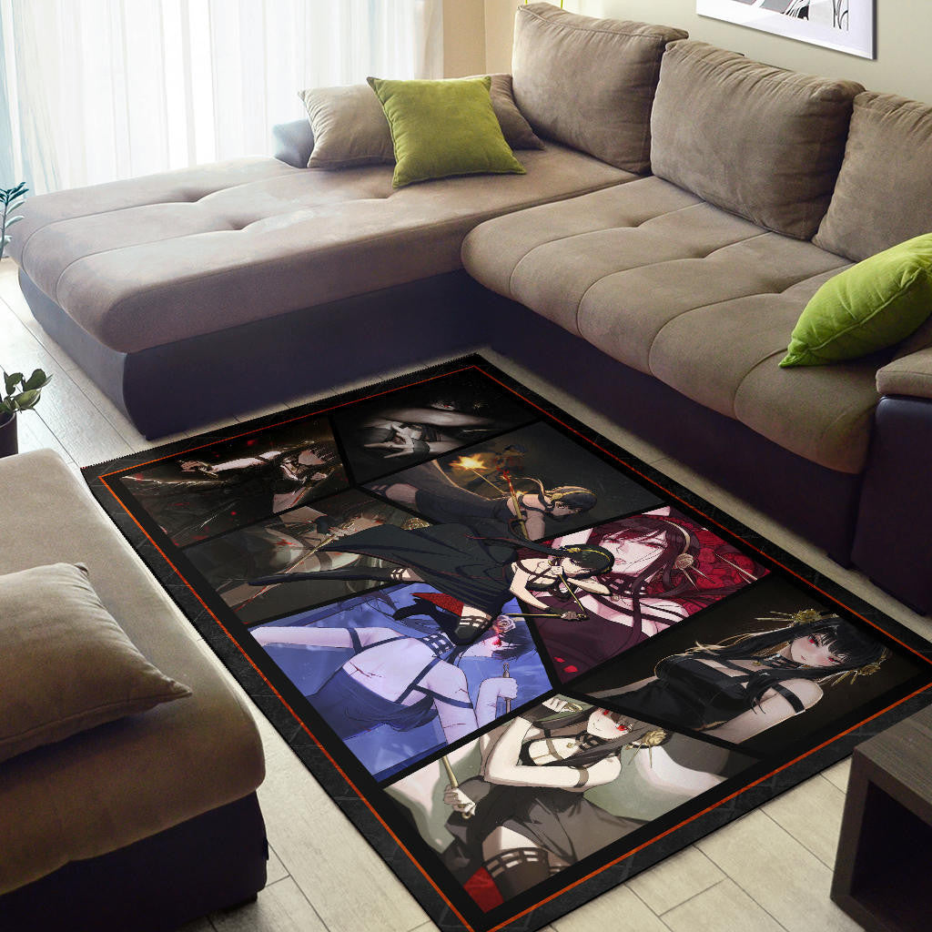 Yor Forger Spy x Family Area Rug Anime Home Decor Custom For Fans NA042801