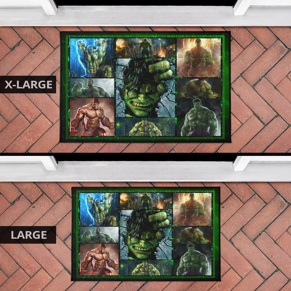 Angry Hulk The Incredible Hulk Door Mat Movie Home Decor Custom For Fans NT042001