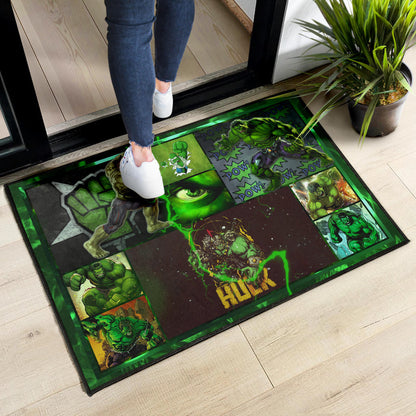 Angry Hulk The Incredible Hulk Door Mat Movie Home Decor Custom For Fans NT042202