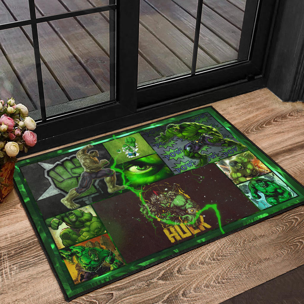 Angry Hulk The Incredible Hulk Door Mat Movie Home Decor Custom For Fans NT042202