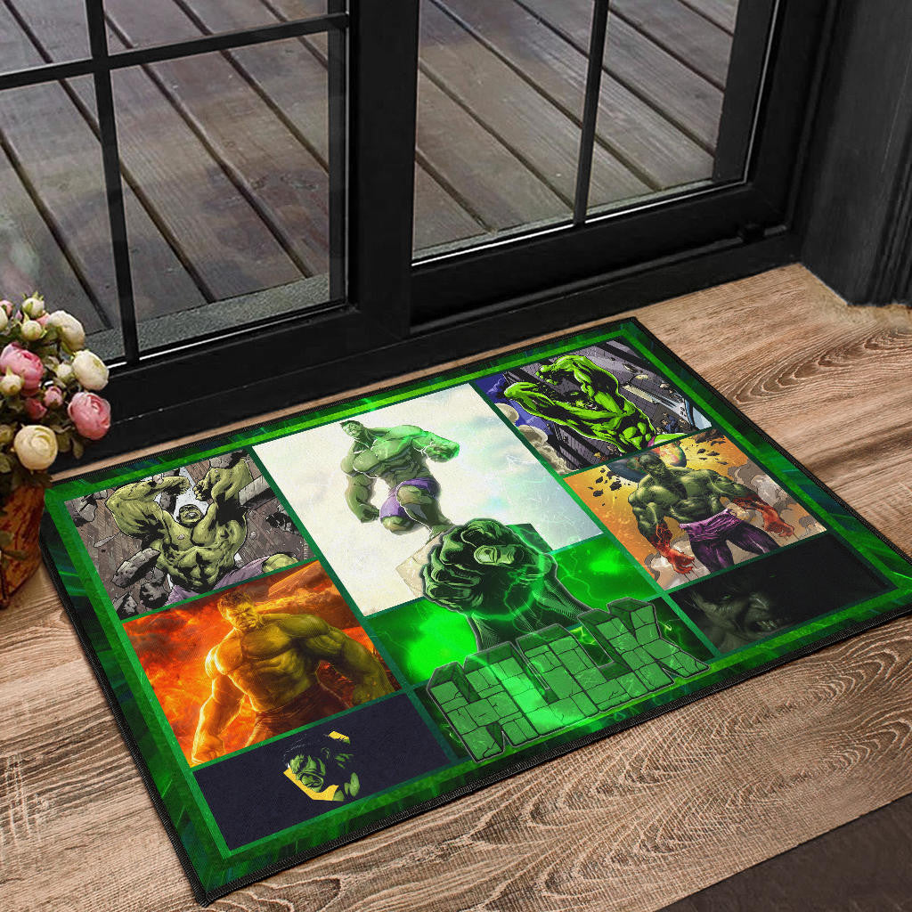 Angry Hulk The Incredible Hulk Door Mat Movie Home Decor Custom For Fans NT042201