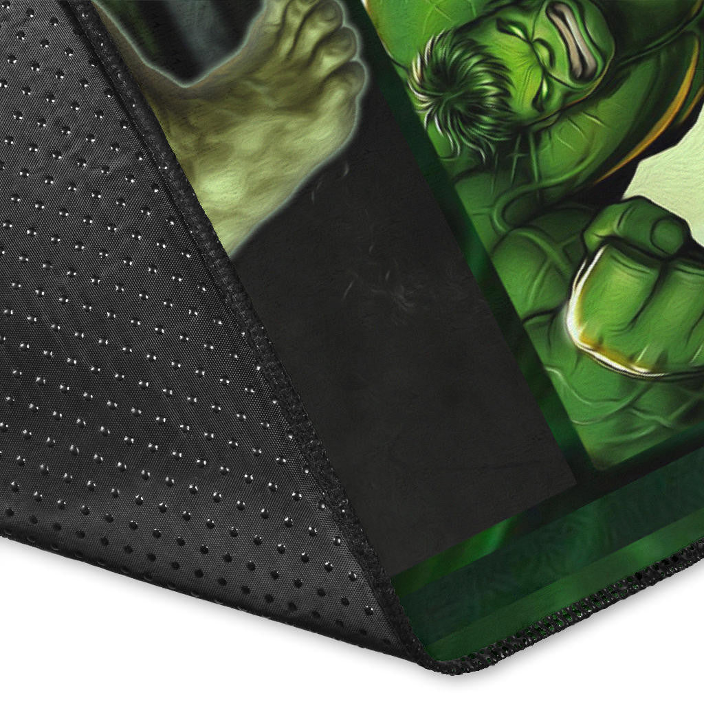 Angry Hulk The Incredible Hulk Area Rug Movie Home Decor Custom For Fans NT042202