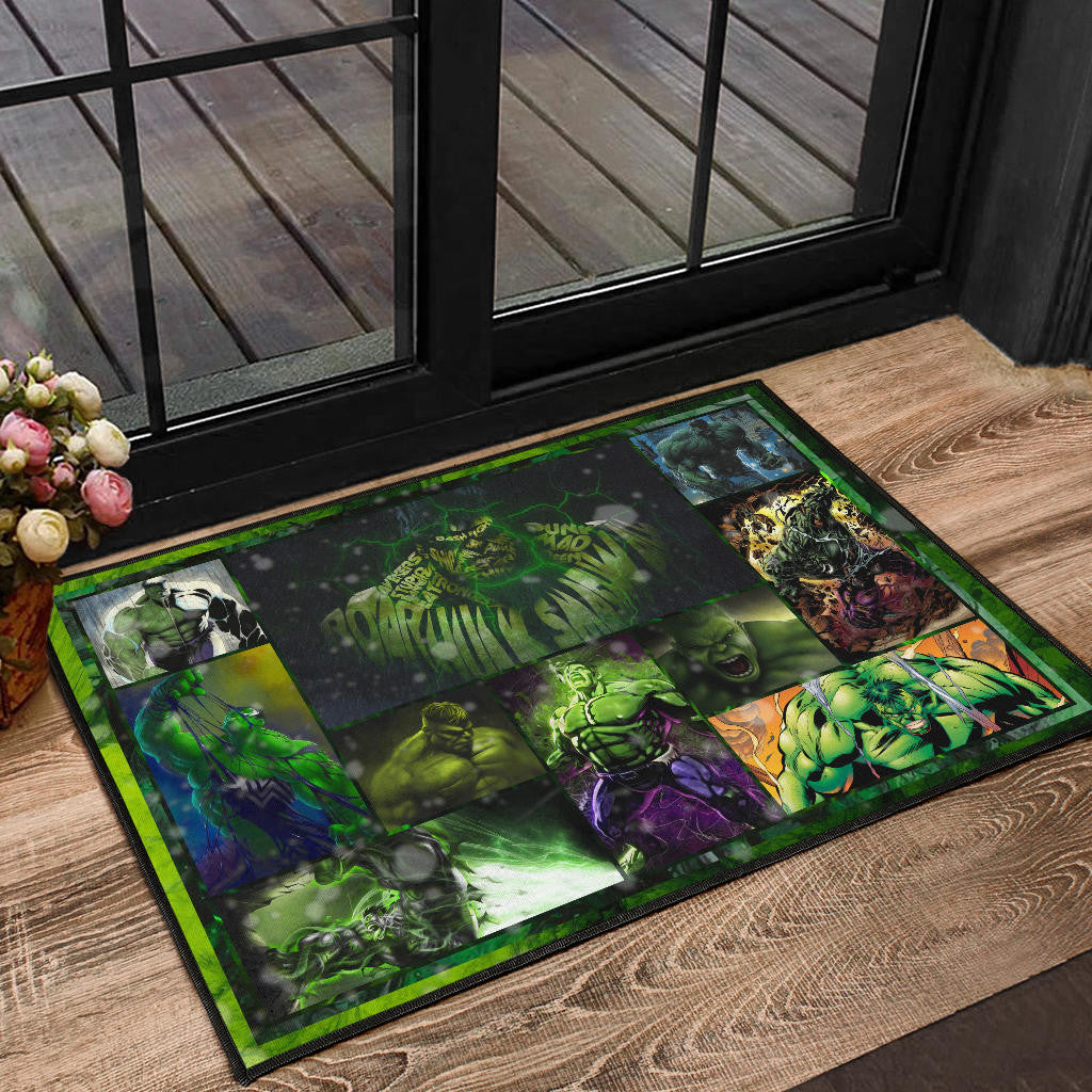 Angry Hulk The Incredible Hulk Door Mat Movie Home Decor Custom For Fans NT042203