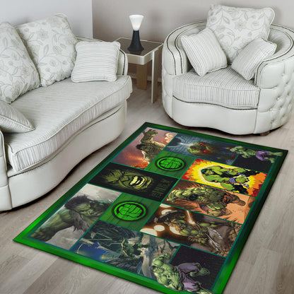 Angry Hulk The Incredible Hulk Area Rug Movie Home Decor Custom For Fans NT042204