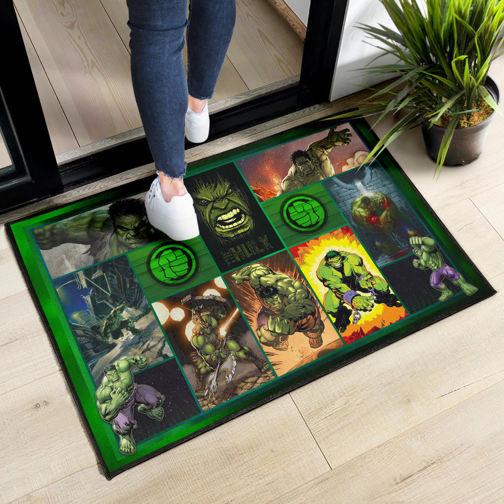 Angry Hulk The Incredible Hulk Door Mat Movie Home Decor Custom For Fans NT042204