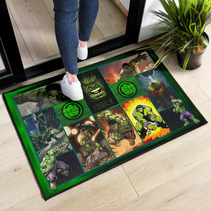 Angry Hulk The Incredible Hulk Door Mat Movie Home Decor Custom For Fans NT042204