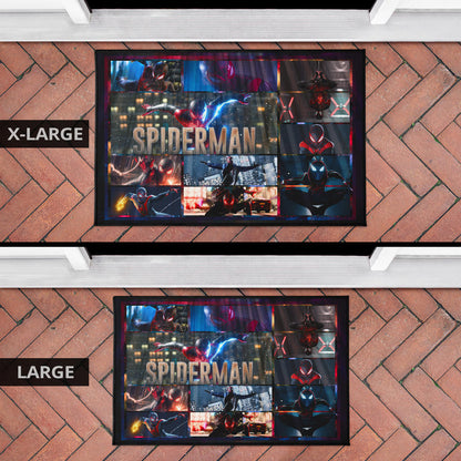 Spider Man Miles Gonzalo Morales Door Mat Movie Home Decor Custom For Fans NT042901