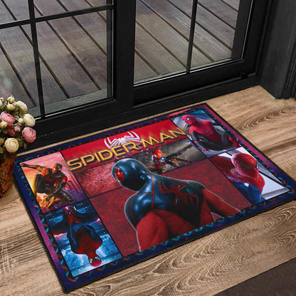 Spider Man Miles Gonzalo Morales Door Mat Movie Home Decor Custom For Fans NT042902