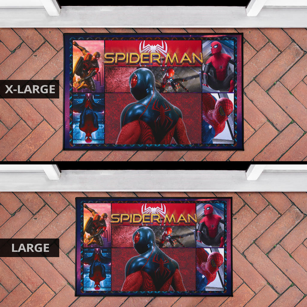 Spider Man Miles Gonzalo Morales Door Mat Movie Home Decor Custom For Fans NT042902