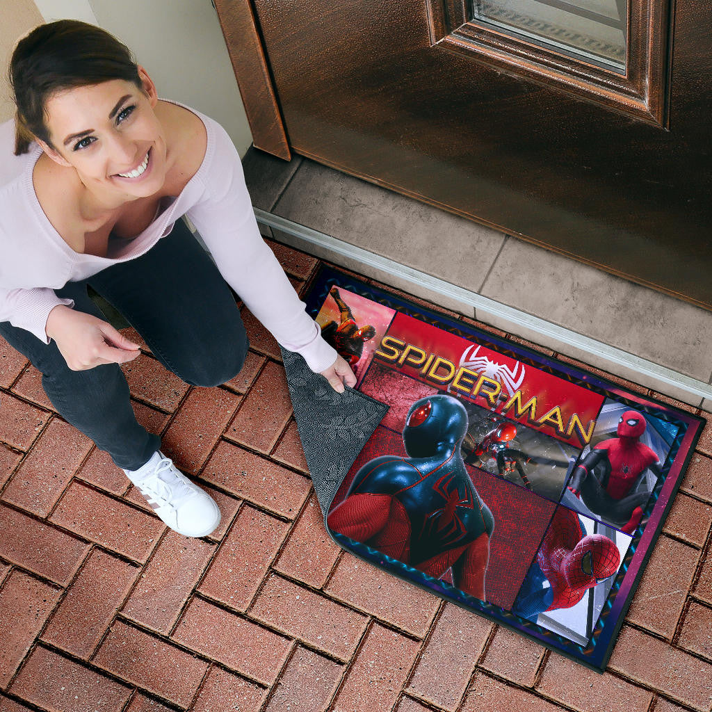 Spider Man Miles Gonzalo Morales Door Mat Movie Home Decor Custom For Fans NT042902