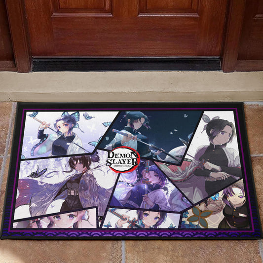 Shinobu Kocho Insect Hashira Demon Slayer Door Mat Anime Home Decor Custom For Fans NA051104