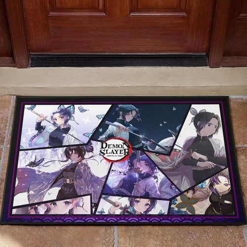 Shinobu Kocho Insect Hashira Demon Slayer Door Mat Anime Home Decor Custom For Fans NA051104