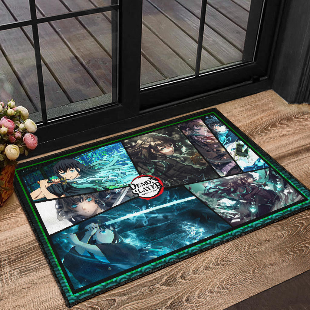 Muichiro Tokito Mist Hashira Demon Slayer Door Mat Anime Home Decor Custom For Fans NA051003