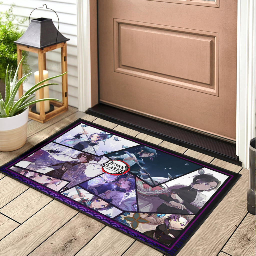 Shinobu Kocho Insect Hashira Demon Slayer Door Mat Anime Home Decor Custom For Fans NA051104