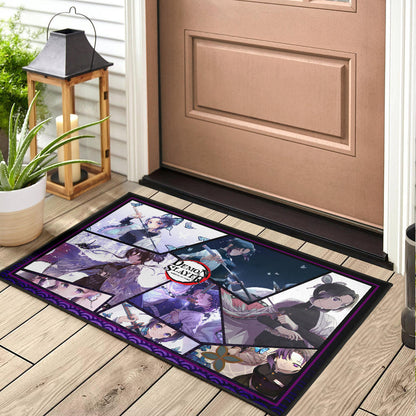 Shinobu Kocho Insect Hashira Demon Slayer Door Mat Anime Home Decor Custom For Fans NA051104