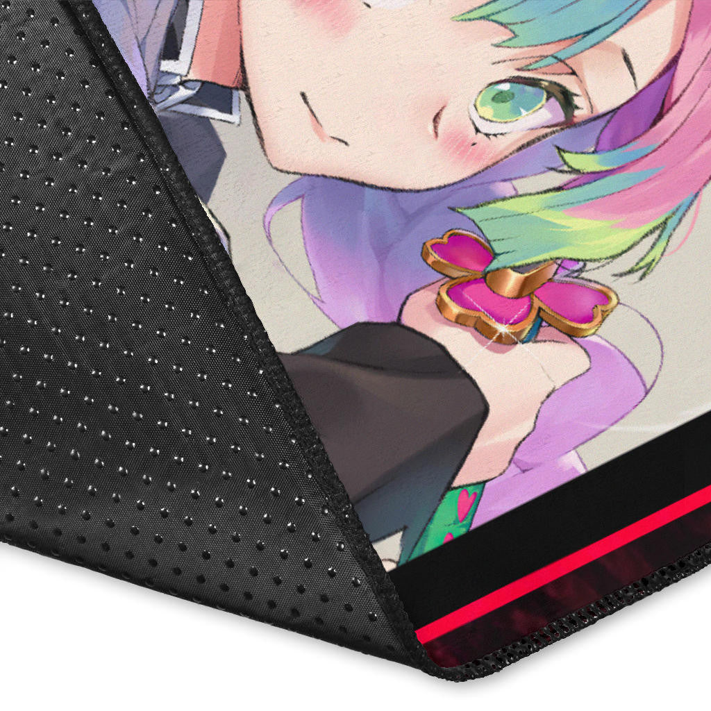Mitsuri Kanroji Love Hashira Demon Slayer Area Rug Anime Home Decor Custom For Fans NA051004