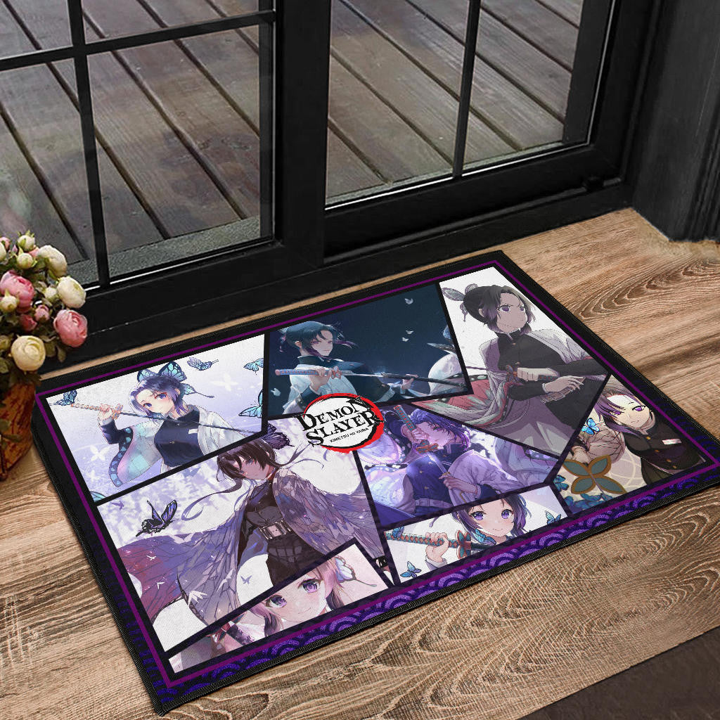 Shinobu Kocho Insect Hashira Demon Slayer Door Mat Anime Home Decor Custom For Fans NA051104