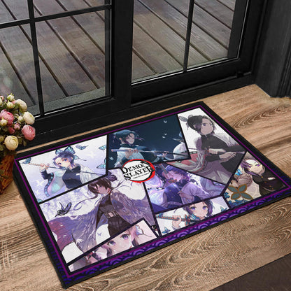 Shinobu Kocho Insect Hashira Demon Slayer Door Mat Anime Home Decor Custom For Fans NA051104