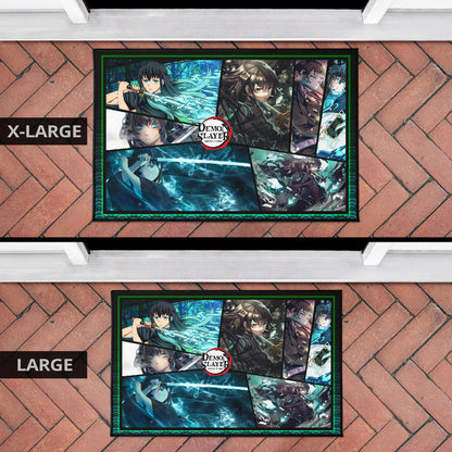 Muichiro Tokito Mist Hashira Demon Slayer Door Mat Anime Home Decor Custom For Fans NA051003