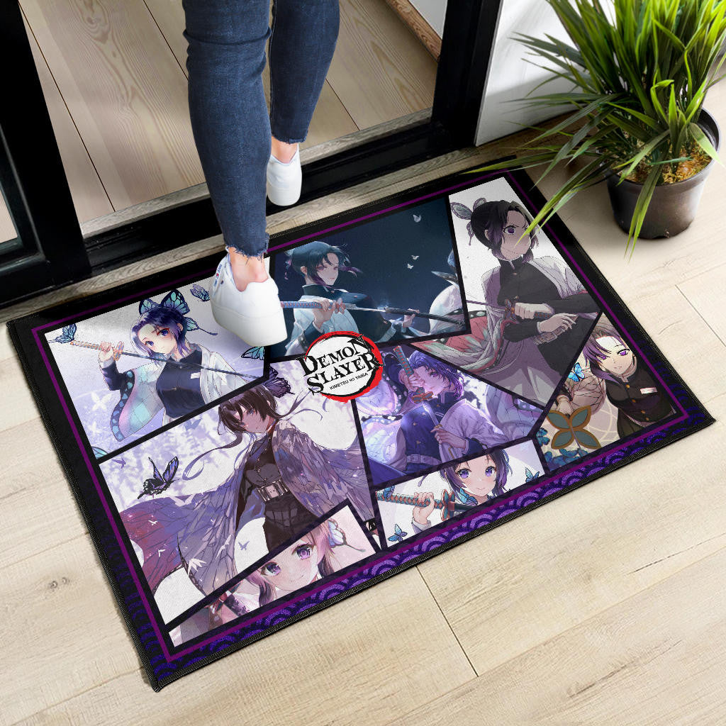 Shinobu Kocho Insect Hashira Demon Slayer Door Mat Anime Home Decor Custom For Fans NA051104