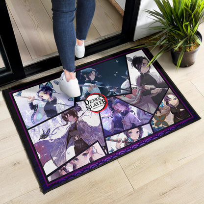 Shinobu Kocho Insect Hashira Demon Slayer Door Mat Anime Home Decor Custom For Fans NA051104