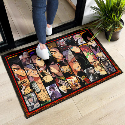 Hashira Strongest Characters Demon Slayer Door Mat Anime Home Decor Custom For Fans NA051001