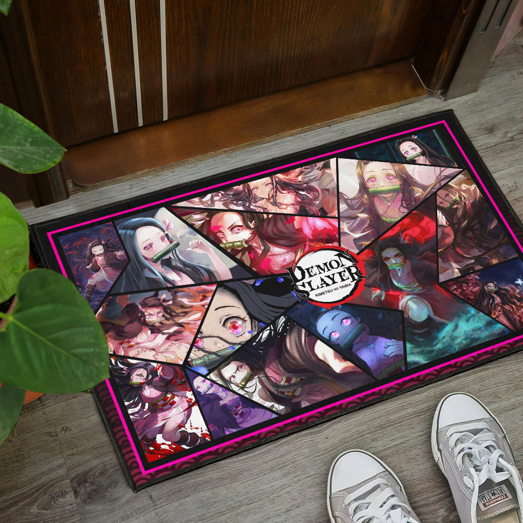 Nezuko Kamado Demon Slayer Door Mat Anime Home Decor Custom For Fans NA051101