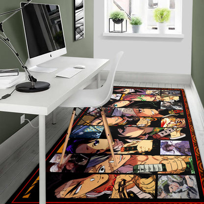 Hashira Strongest Characters Demon Slayer Area Rug Anime Home Decor Custom For Fans NA051001