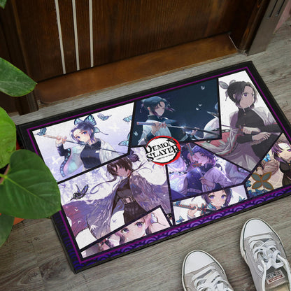 Shinobu Kocho Insect Hashira Demon Slayer Door Mat Anime Home Decor Custom For Fans NA051104