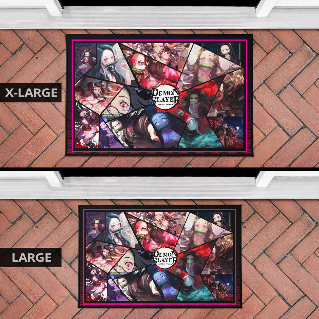 Nezuko Kamado Demon Slayer Door Mat Anime Home Decor Custom For Fans NA051101