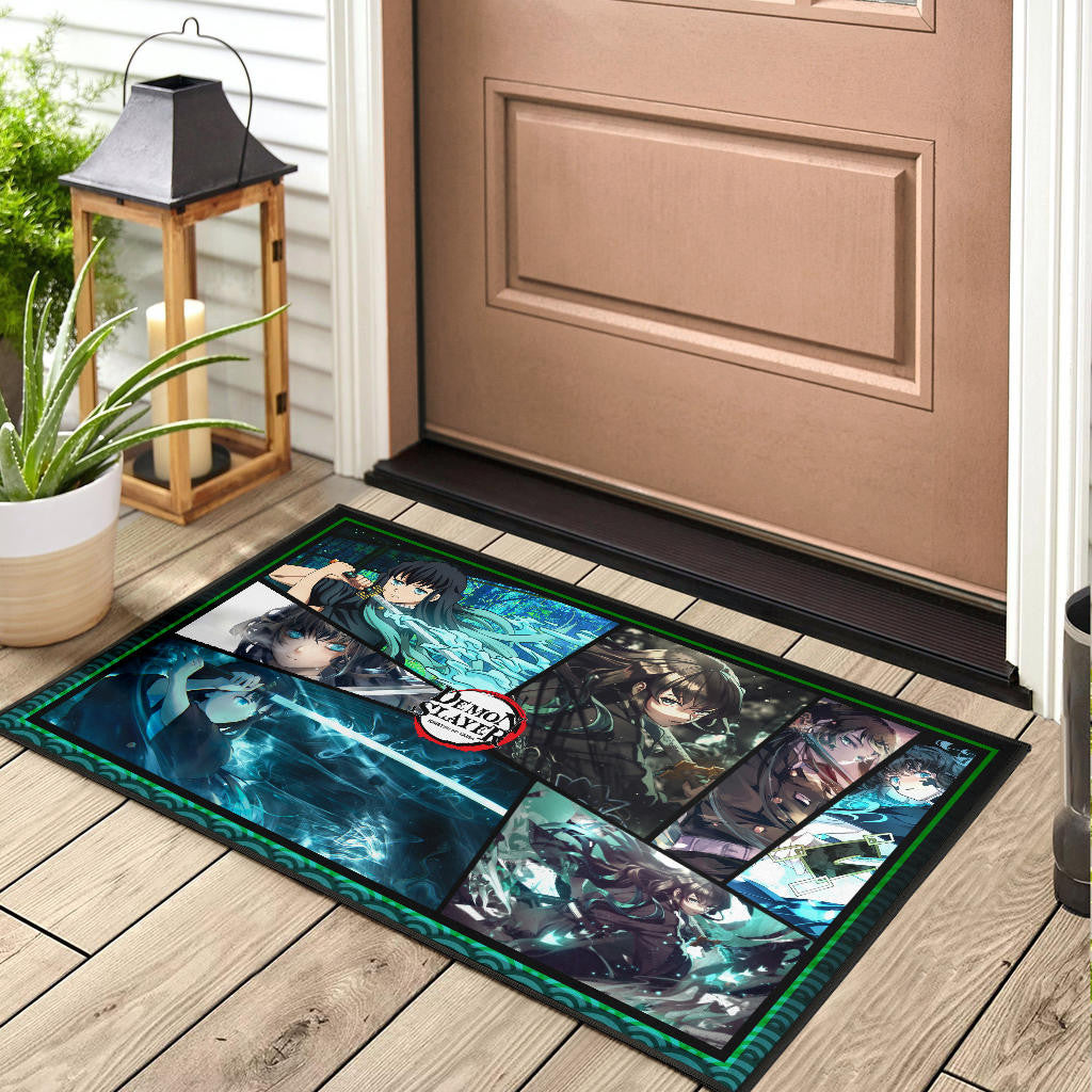 Muichiro Tokito Mist Hashira Demon Slayer Door Mat Anime Home Decor Custom For Fans NA051003