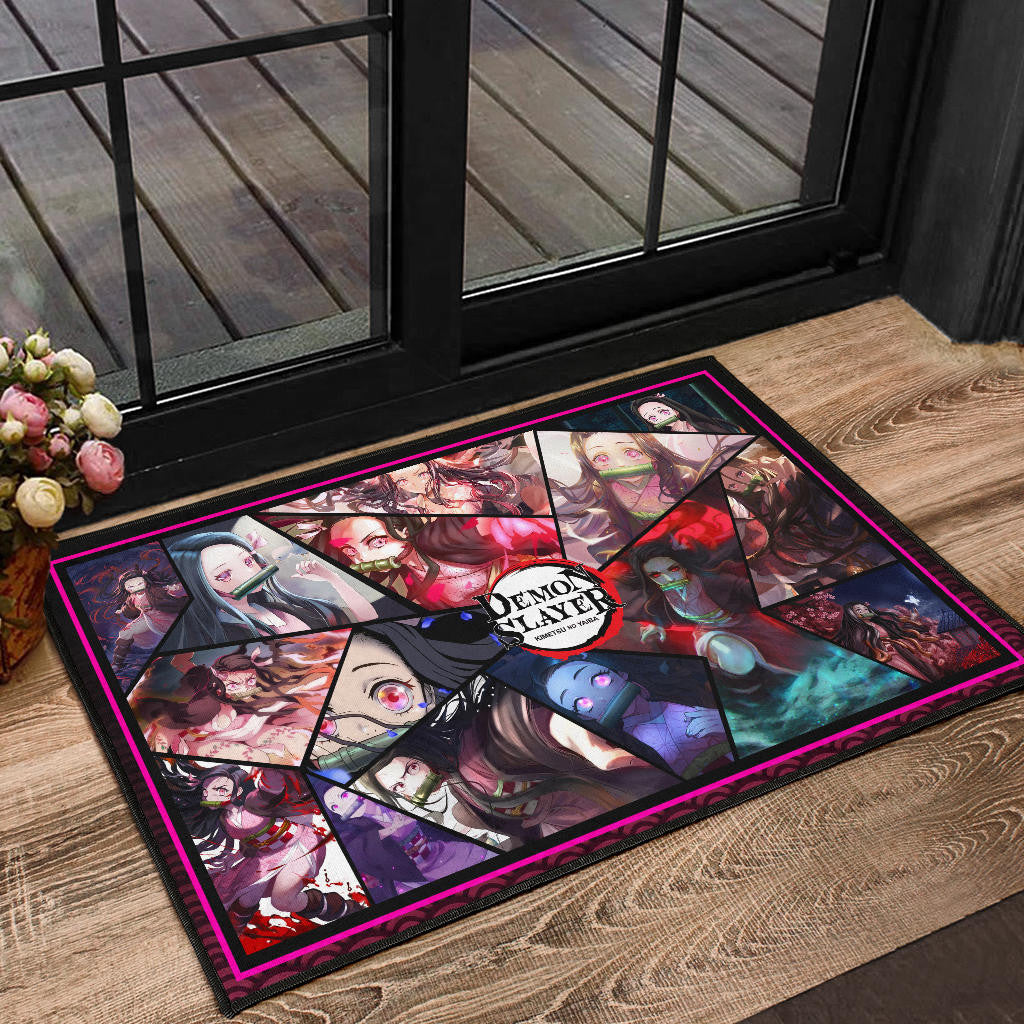 Nezuko Kamado Demon Slayer Door Mat Anime Home Decor Custom For Fans NA051101