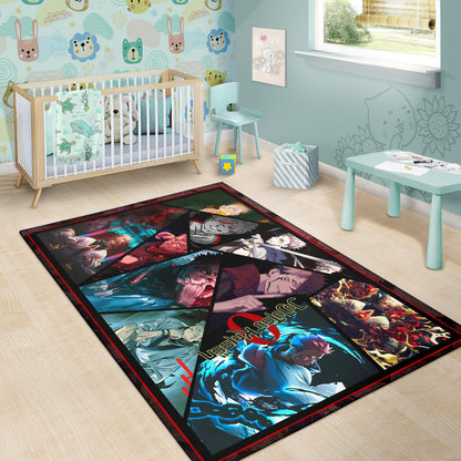 Ryomen Sukuna Jujutsu Kaisen Area Rug Anime Home Decor Custom For Fans NA052303