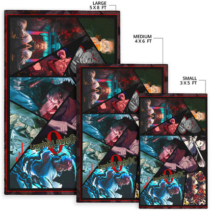 Ryomen Sukuna Jujutsu Kaisen Area Rug Anime Home Decor Custom For Fans NA052303