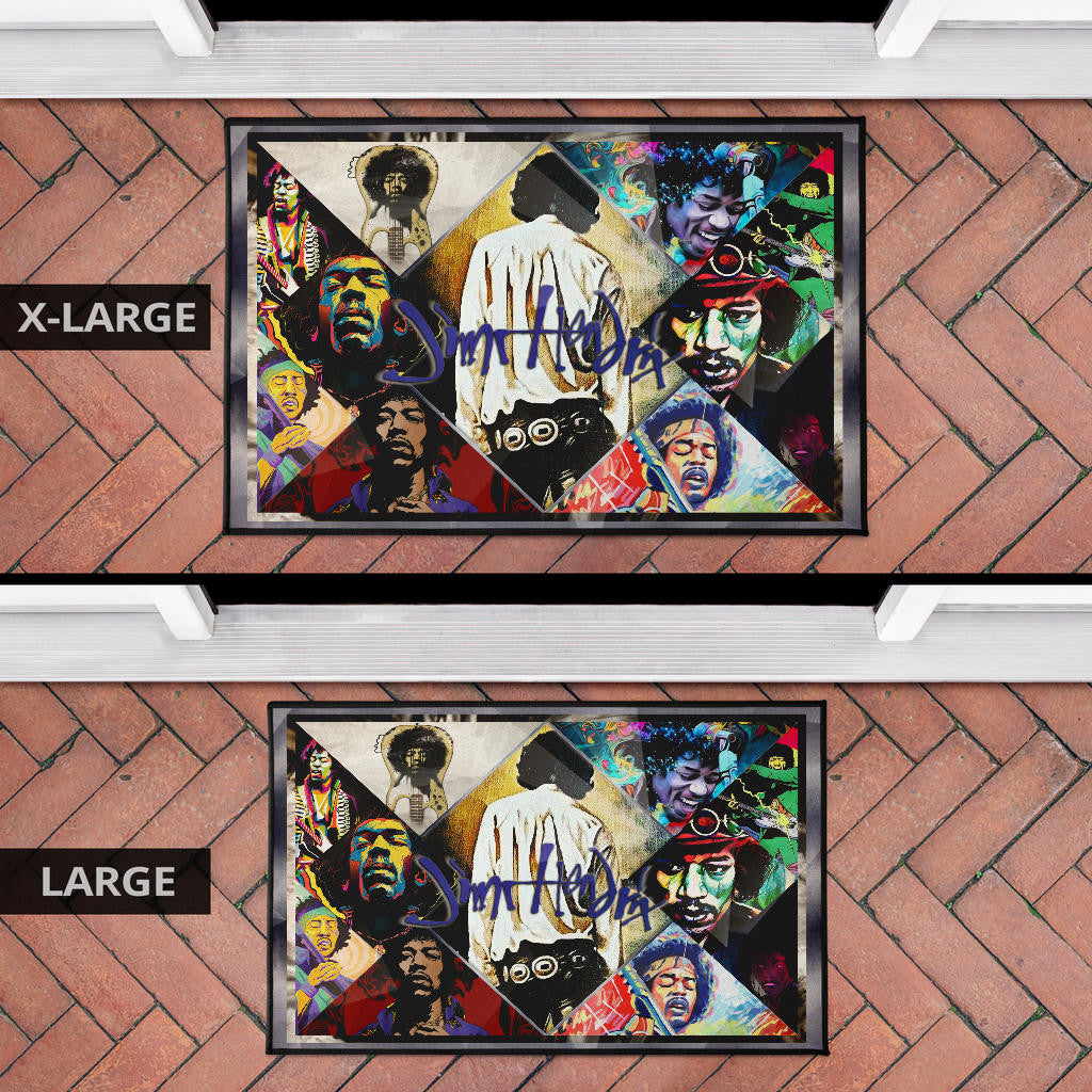 Jimi Hendrix Door Mat Singer Home Decor Custom For Fans NT050901