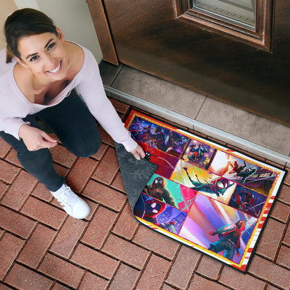 Spider Man Into Spiderverse Door Mat Movie Home Decor Custom For Fans NT050401