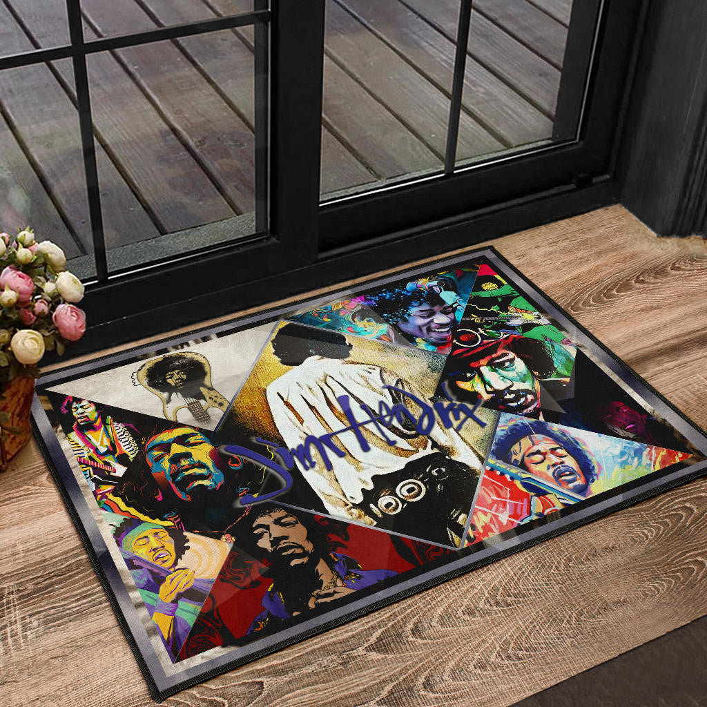 Jimi Hendrix Door Mat Singer Home Decor Custom For Fans NT050901