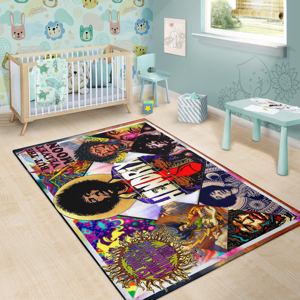 Jimi Hendrix Area Rug Singer Home Decor Custom For Fans NT050902