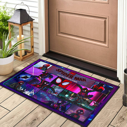 Spider Man Into Spiderverse Door Mat Movie Home Decor Custom For Fans NT050402