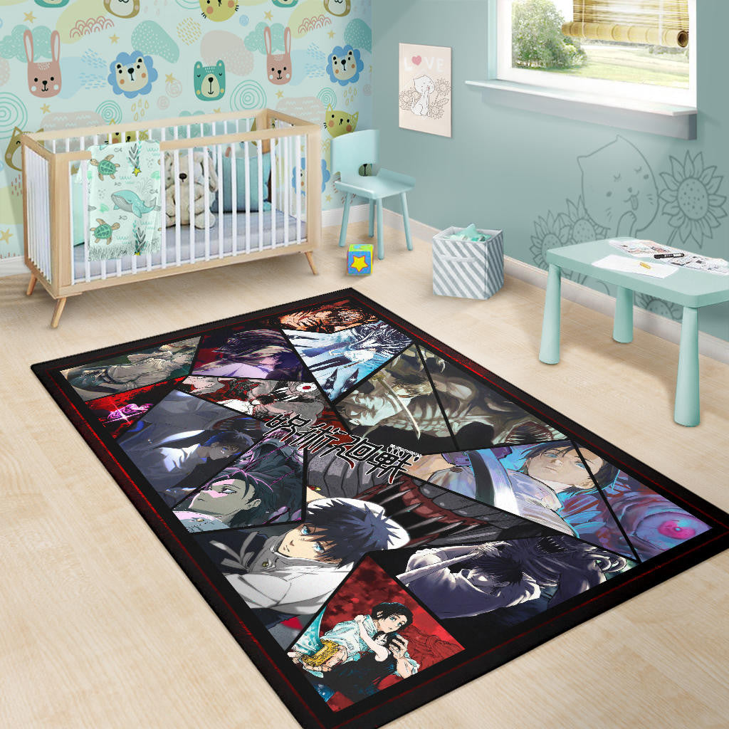 Junpei Yoshino Jujutsu Kaisen Area Rug Anime Home Decor Custom For Fans NA052501