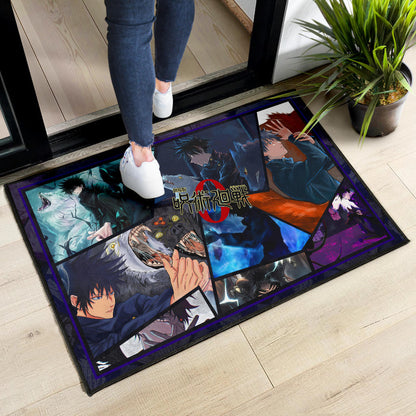 Itadori Yuji Jujutsu Kaisen Door Mat Anime Home Decor Custom For Fans NA052304